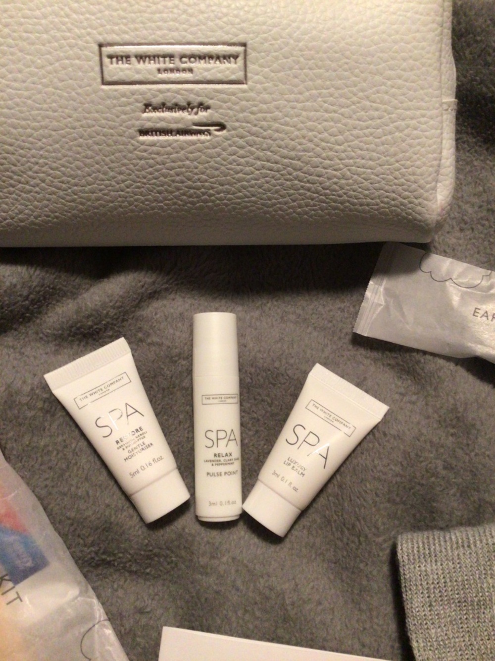 British Airways x The White Company Amenities Kit; white; brand new/never opened - Picture 6 of 11